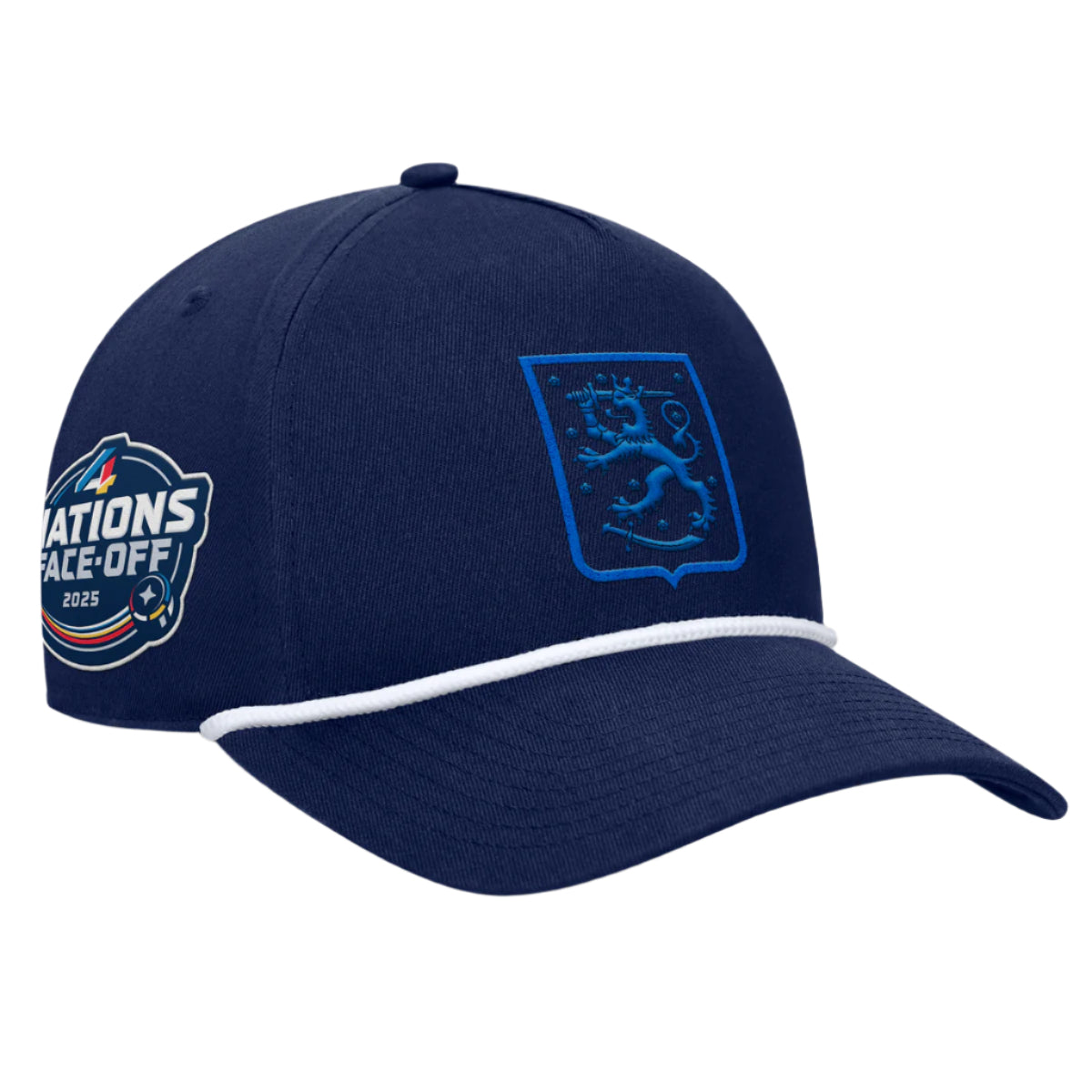 suomi 　Boniture Cat Cap （BON-2244-AD） FANATICS 4 NATIONS FINLAND A-FRAME CAP – Hangar Hockey