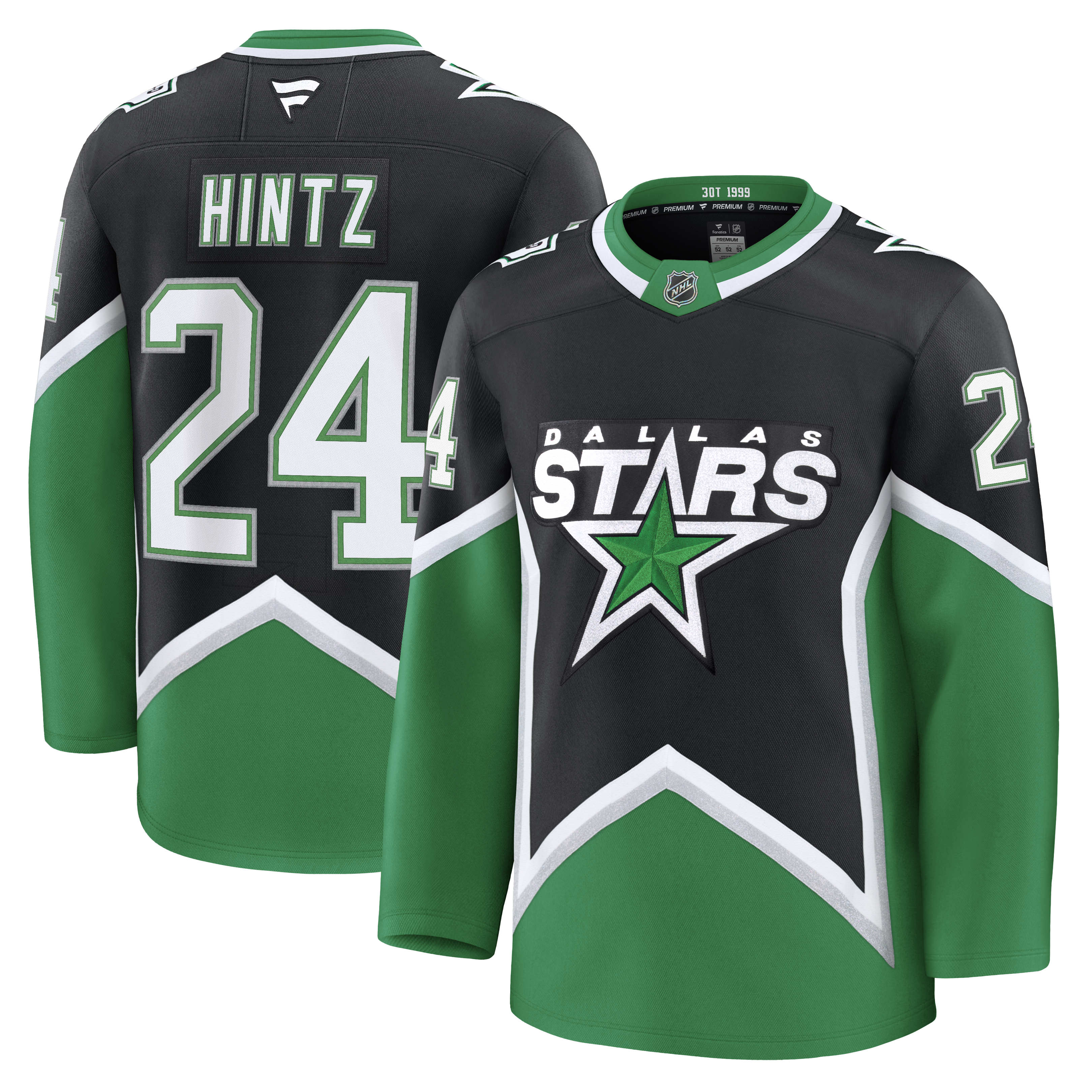 DALLAS STARS FANATICS PREMIUM ROOPE HINTZ '99 3RD JERSEY – Hangar