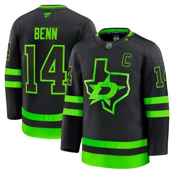 DALLAS STARS FANATICS PREMIUM JAMIE BENN 3RD JERSEY