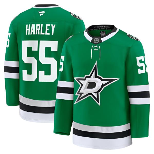 dallas stars gear DALLAS STARS FANATICS PREMIUM THOMAS HARLEY HOME JERSEY