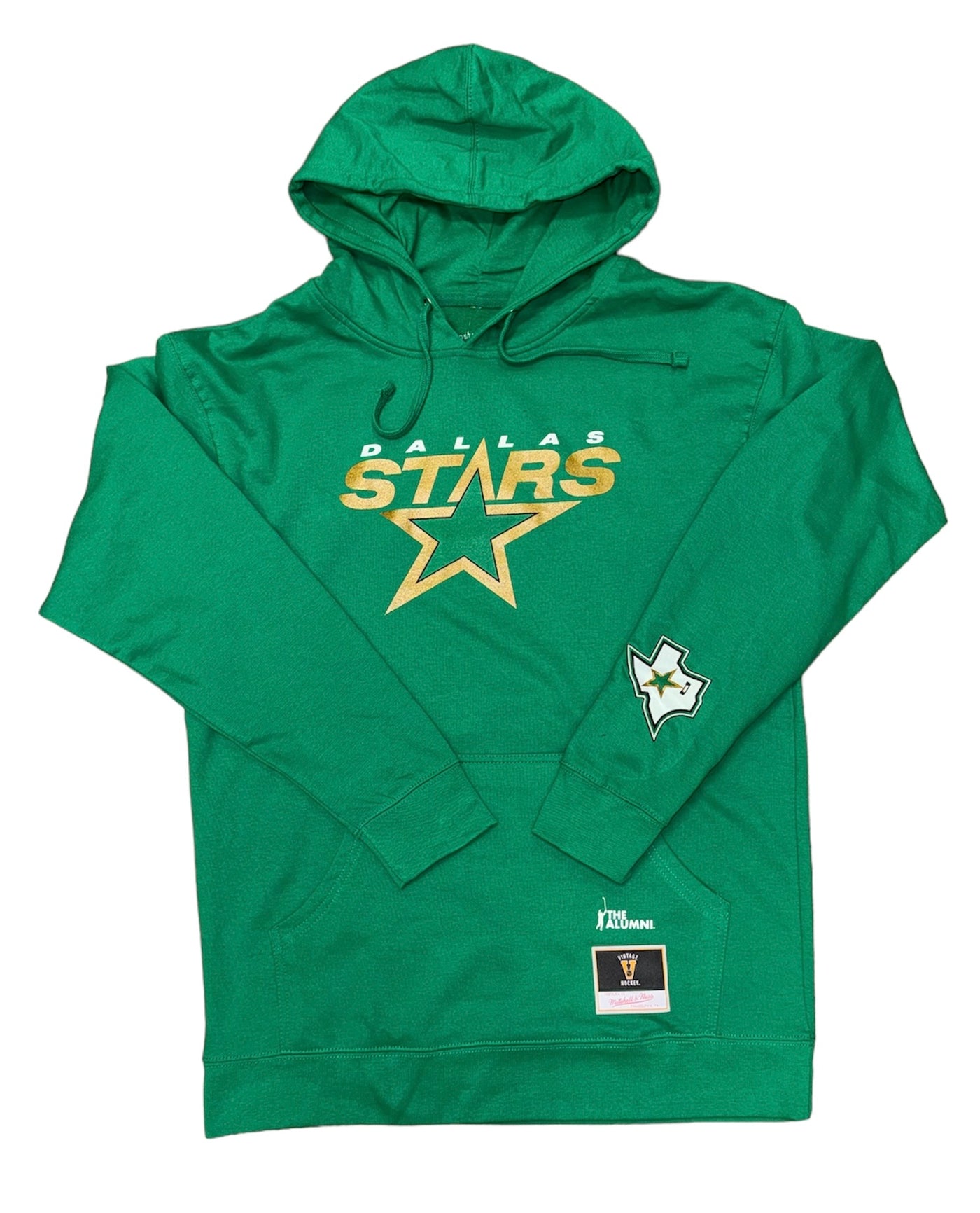 DALLAS STARS MITCHELL & NESS MIKE MODANO ICON NAME & NUMBER HOODIE - front view