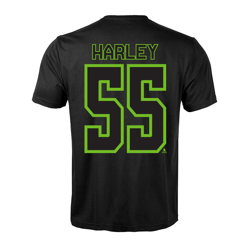 DALLAS STARS LEVELWEAR THOMAS HARLEY TX HOCKEY CLUB BLACKOUT TEE