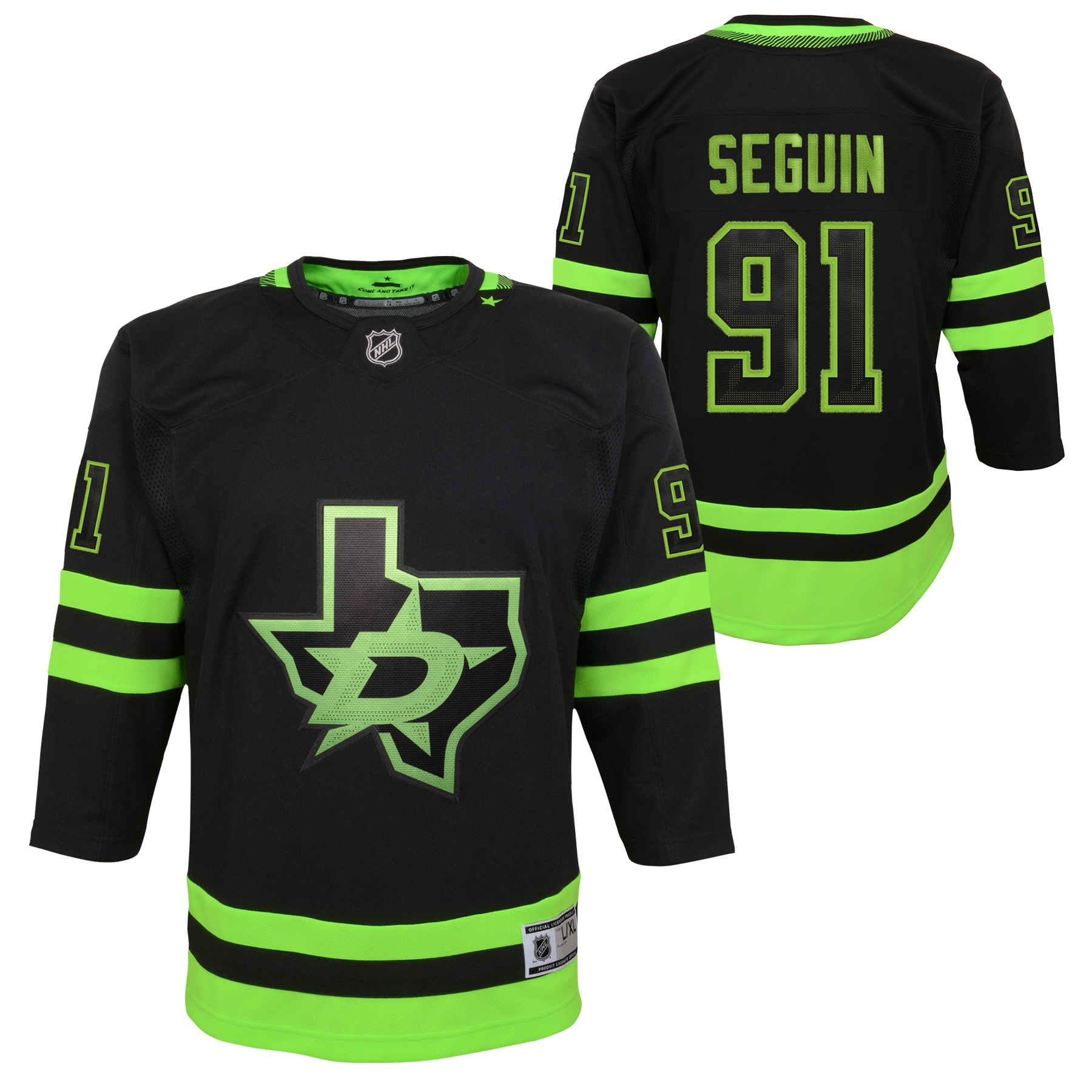 DALLAS STARS OUTERSTUFF YOUTH BLACKOUT TYLER SEGUIN 3RD PREMIER