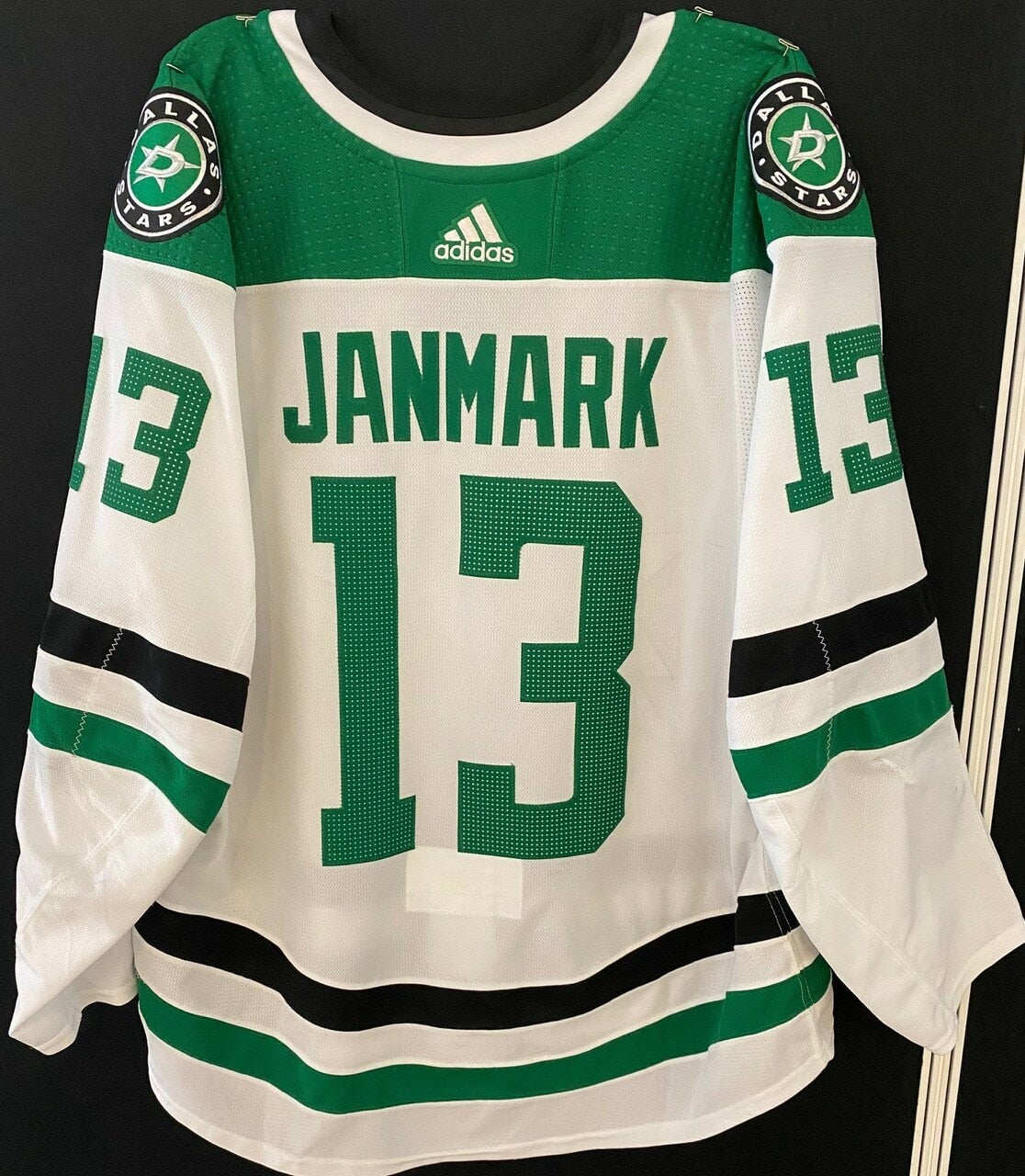 MATTIAS JANMARK 18/19 GAME WORN AWAY JERSEY - SET 3 – Hangar Hockey