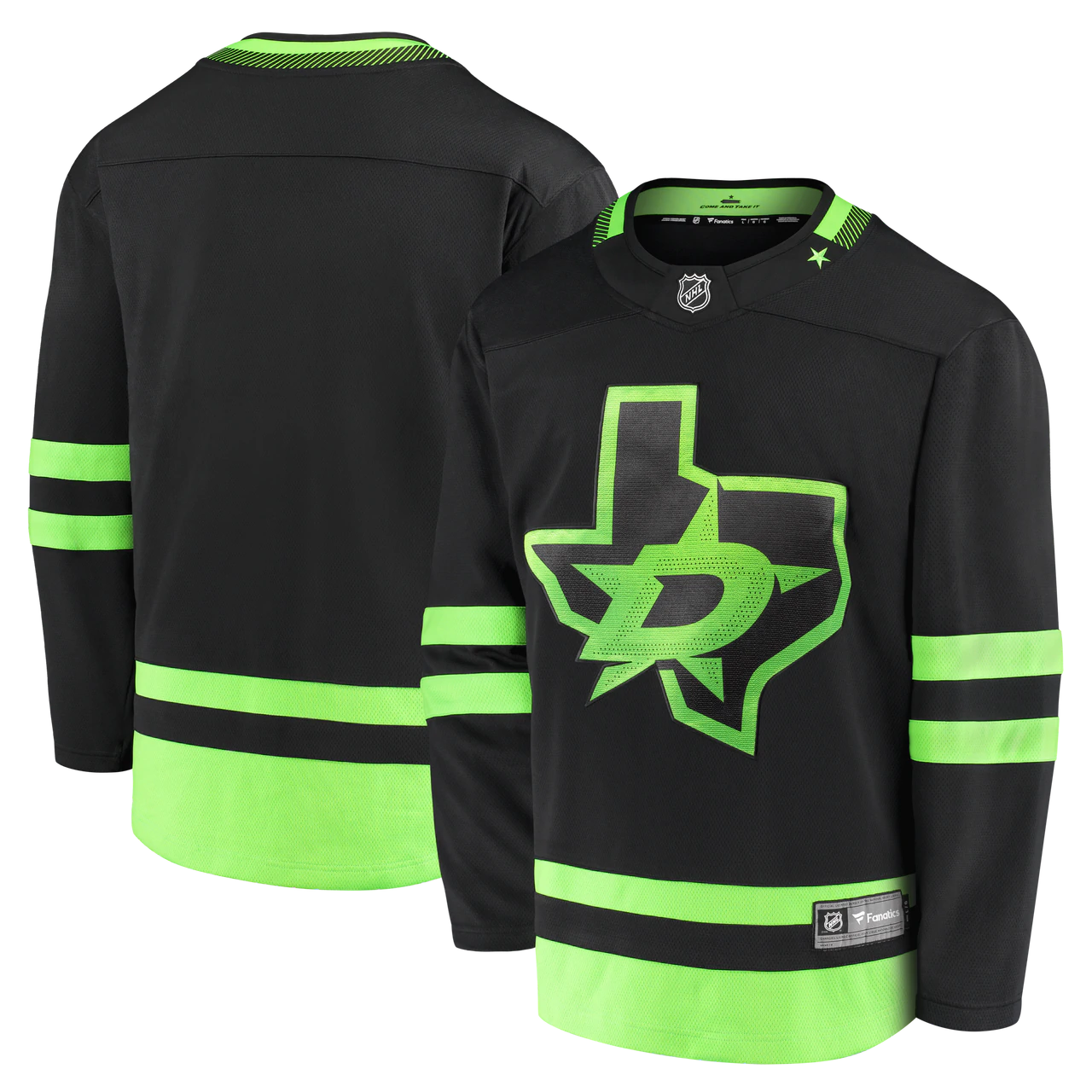 DALLAS STARS FANATICS BLACKOUT 3RD REPLICA JERSEY Hangar Hockey