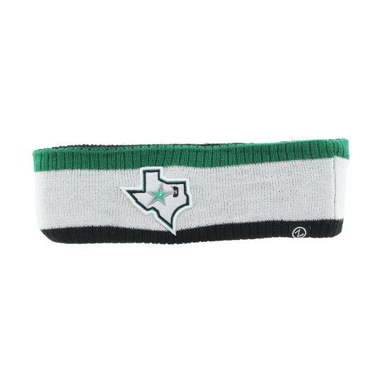 Photo of Dallas Stars Zephyr Headband on a white background - front view