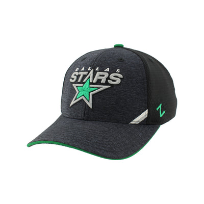Black cap with Dallas Stars logo on a white background