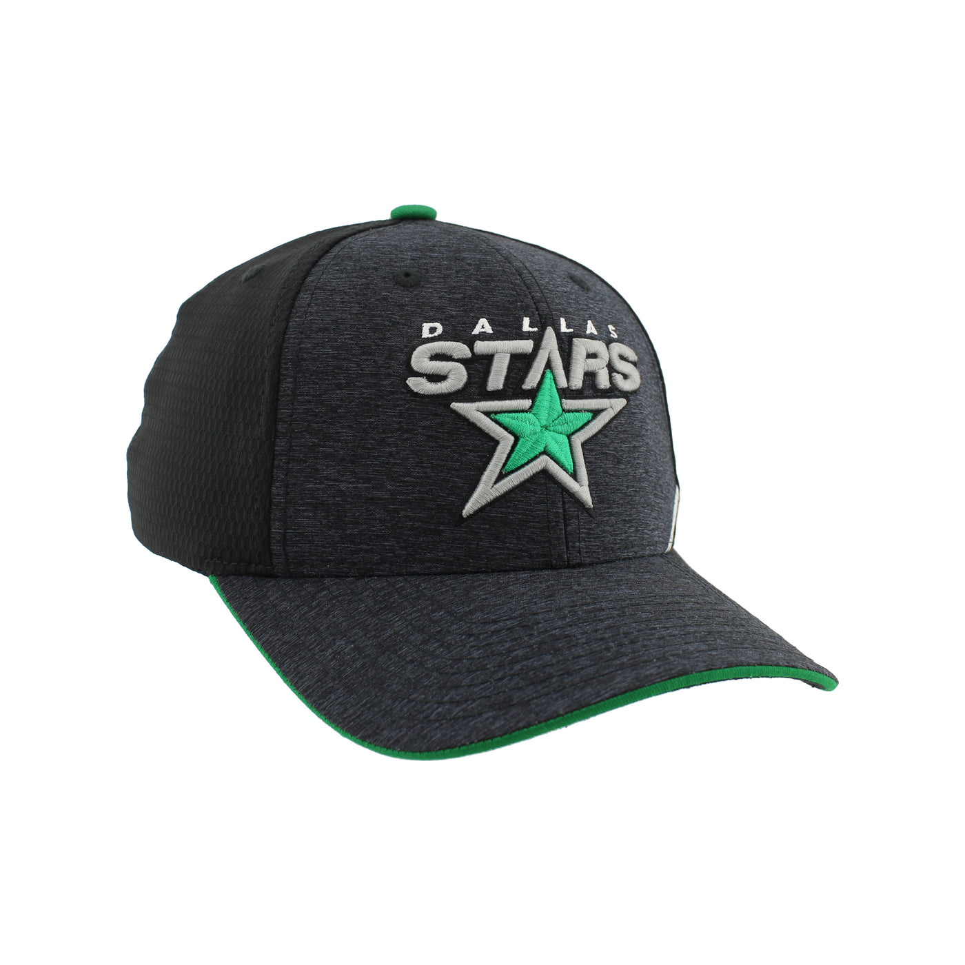Black cap with Dallas Stars logo on a white background