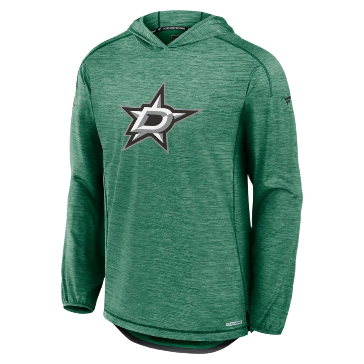 Photo of Dallas Stars Fanatics Green Lightweight Dri Fit Hoody - Front view