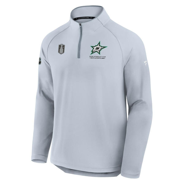 DALLAS STARS FANATICS 2026 PLAYOFFS AP RINK 1/4 ZIP - FRONT VIEW