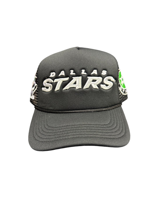 DALLAS STARS X YK1K MESH TRUCKER CAP - FRONT VIEW