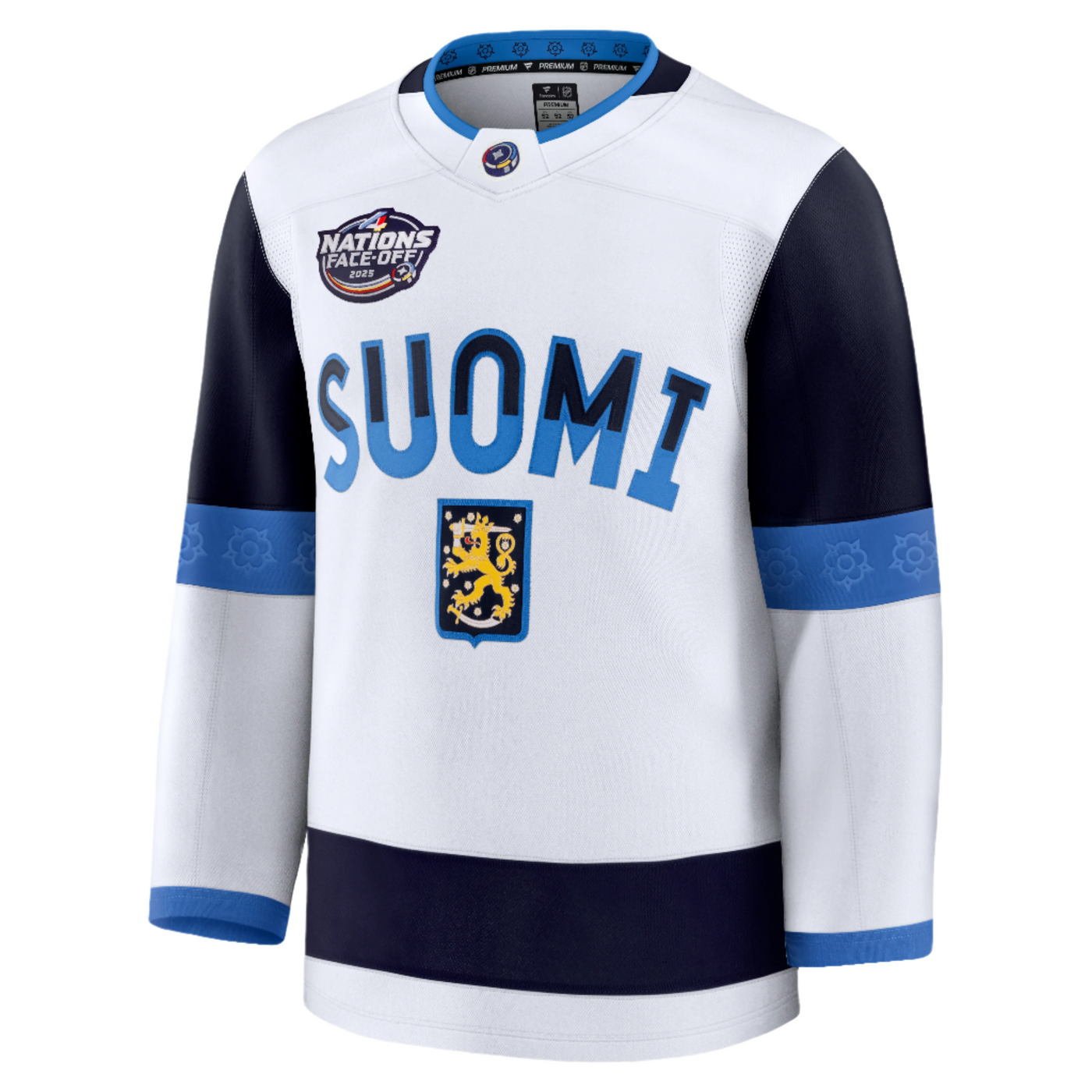 FANATICS PREMIUM 4 NATIONS FINLAND JERSEY - FRONT VIEW