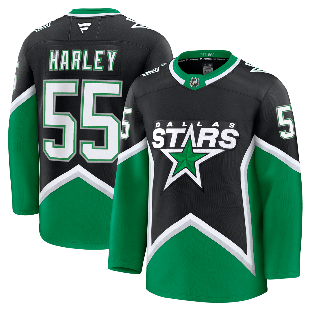 Hockey jersey with 'Harley' and number '55' 