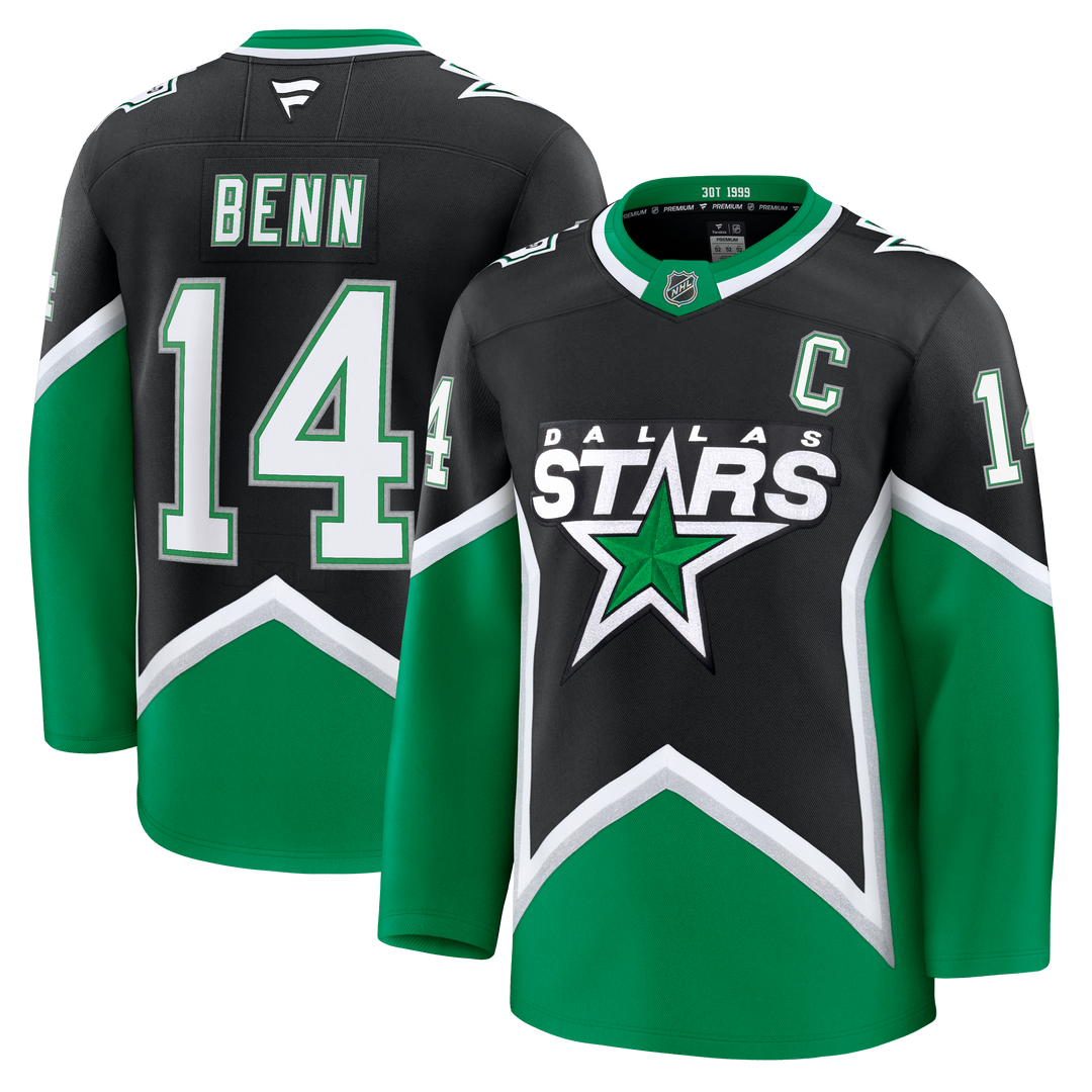 Hockey jersey with 'Benn' and number '14' 