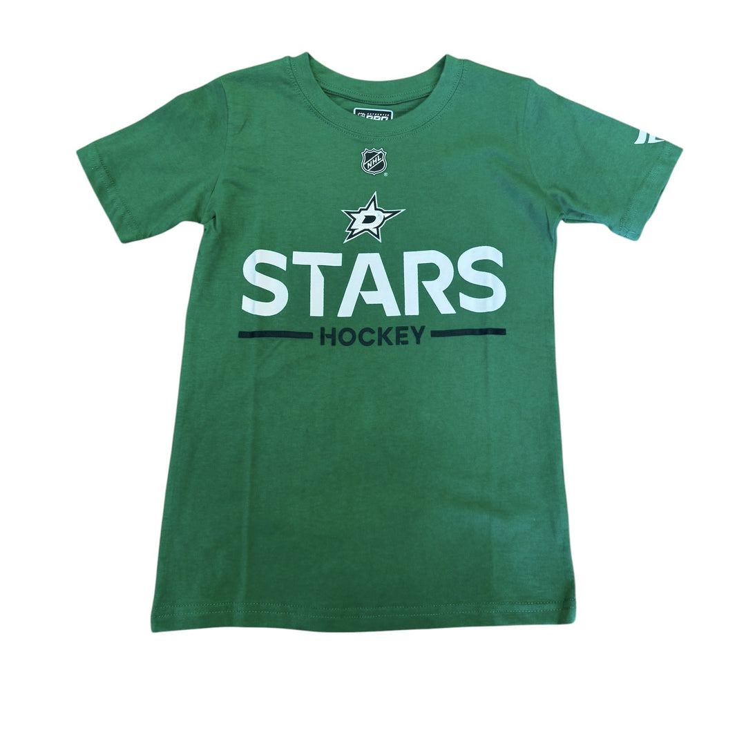 DALLAS STARS YOUTH OUTERSTUFF AUTHENTIC PRO SHORT SLEEVE T - FORNT VIEW