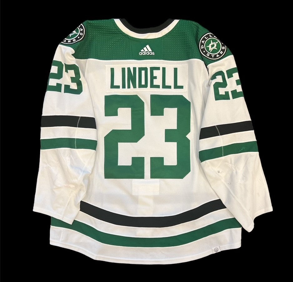 Dallas Stars No23 Esa Lindell Green Home USA Flag 2020 Stanley Cup Final Stitched Jersey