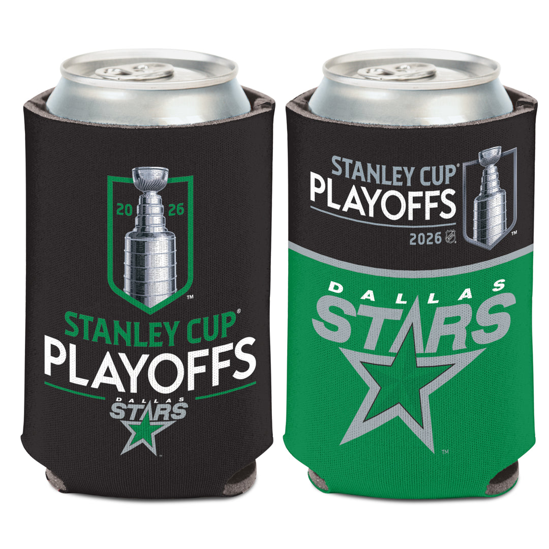 DALLAS STARS WINCRAFT 2026 PLAYOFF PARTICIPANT CAN COOLER - front & back view