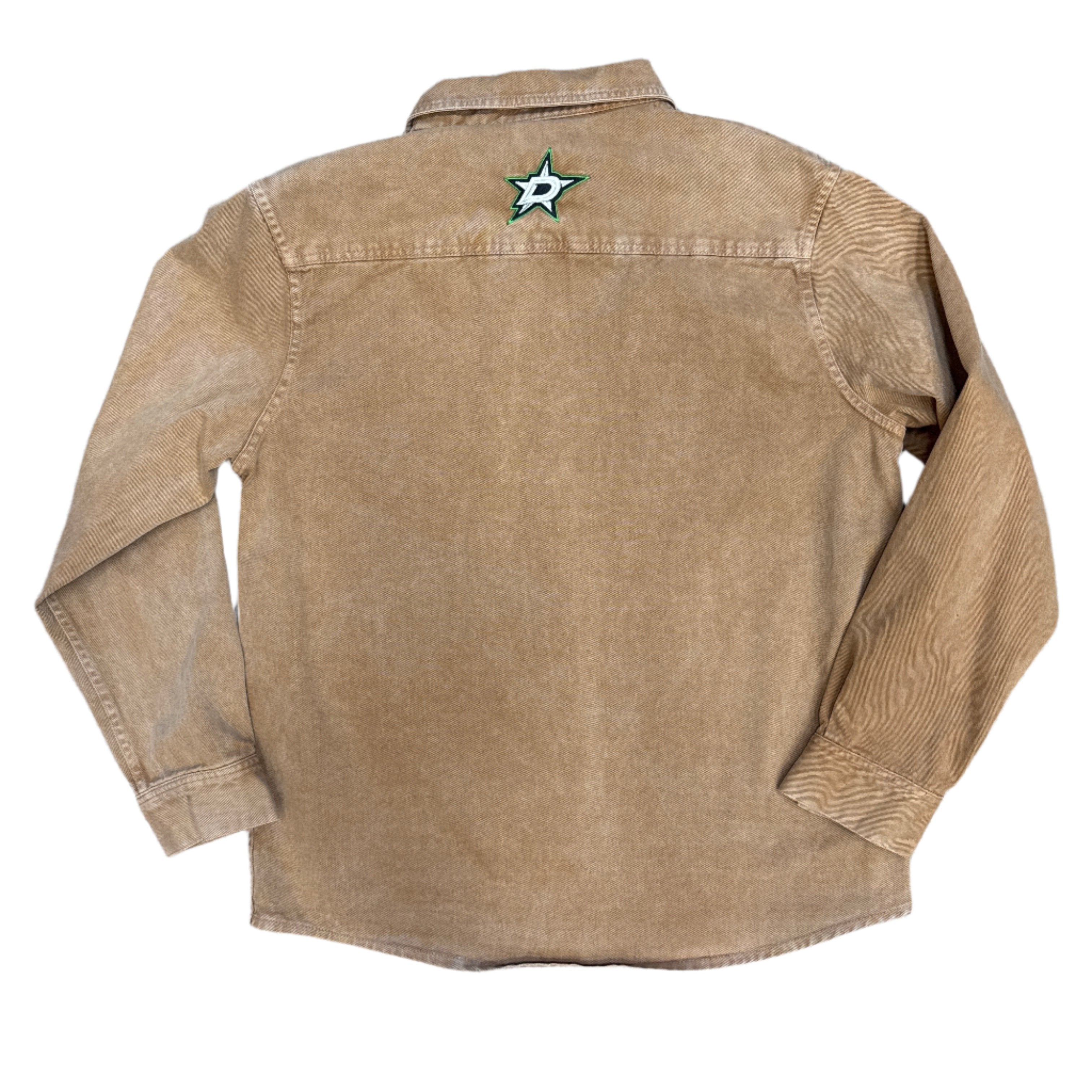 DALLAS STARS DARIUS RUCKER FULL-BUTTON SHACKET TAN – Hangar Hockey