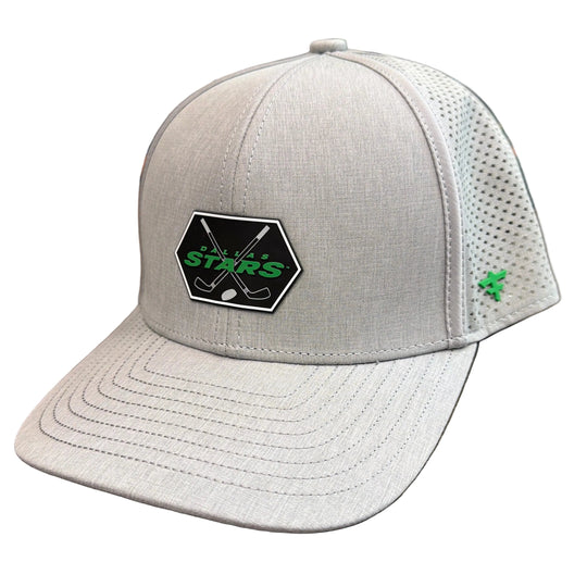 DALLAS STARS X FURY ATHLETIX TEE IT UP HOCKEY STICKS LOGO CAP - front view