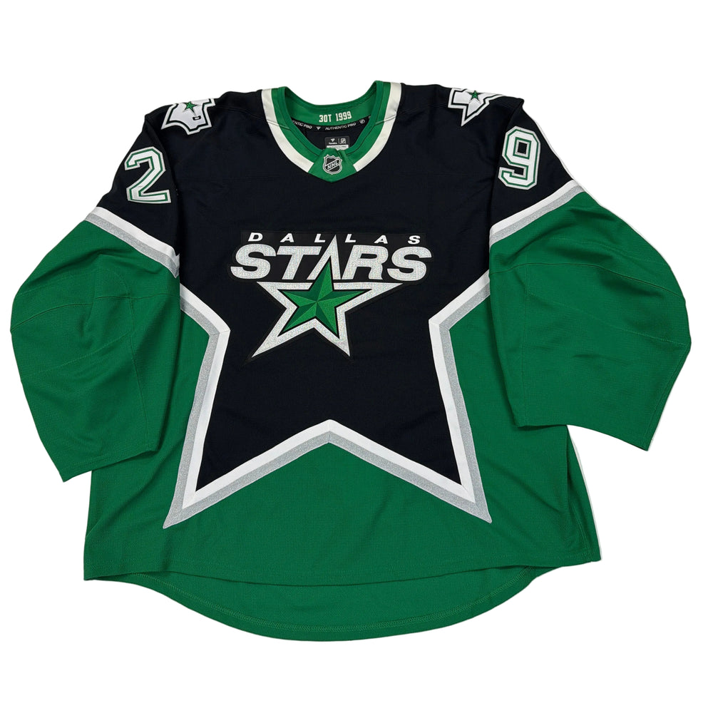 JAKE OETTINGER GAME WORN '99 ALTERNATE JERSEY -2 of 2 - front view 