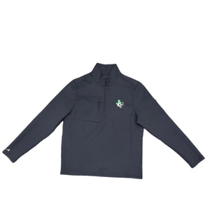 Photo of Dallas Stars Antigua Insider Quarter Zip in Black - Front View