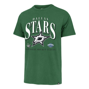 PHOTO OF DALLAS STARS 47 BRAND RETRO ICE CREASE FRANKLIN TEE - FRONT VIEW