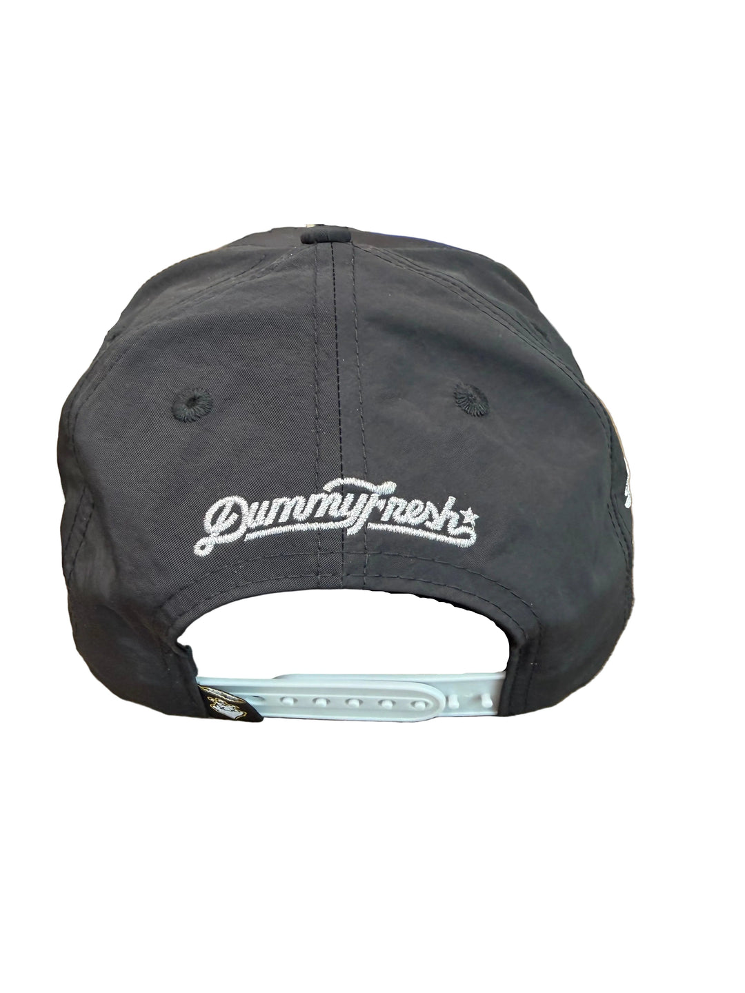 Black cap with white logo