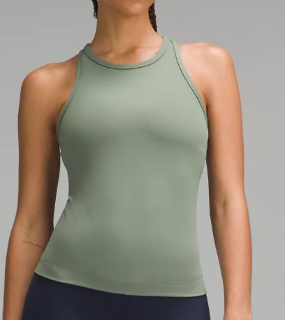 Photo of Lululemon model wearing Align Racerback in Palm