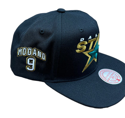 DALLAS STARS MITCHELL & NESS MIKE MODANO 1999 ALL-STAR PATCH CAP- right side view 