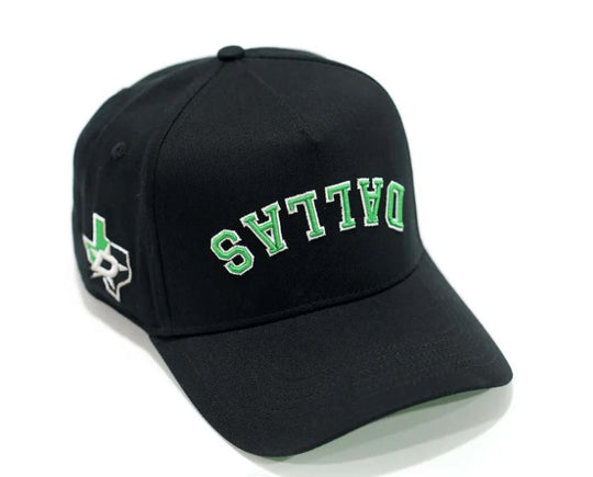 Dallas Stars x True Brand Black Cap - Front/ Right View