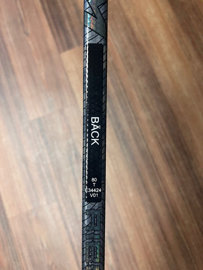 BACK NEW CCM TEAM ISSUED STICK - Veiw of name on stick