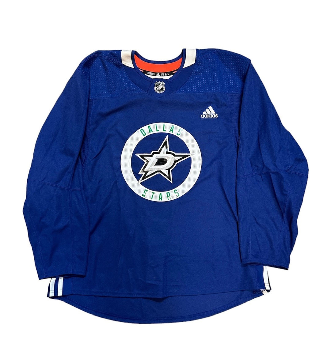 DALLAS STARS ADIDAS AUTHENTIC PRO PRACTICE JERSEY BLUE