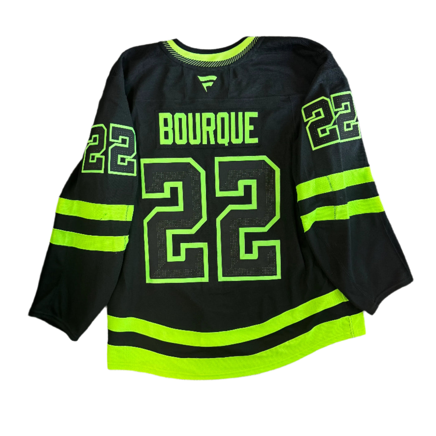 Photo of Dallas Stars #22 Mavrik Bourque Blackout Jersey - Back View 