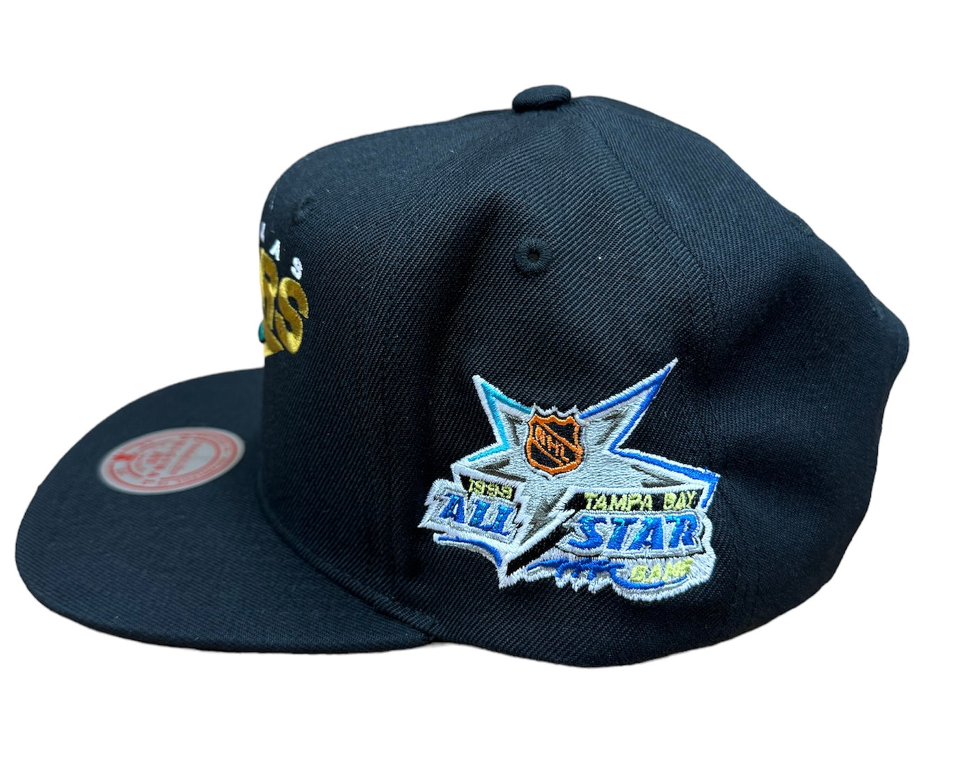 DALLAS STARS MITCHELL & NESS MIKE MODANO 1999 ALL-STAR PATCH CAP - left side view 