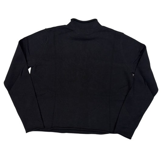 Black sweater on a white background