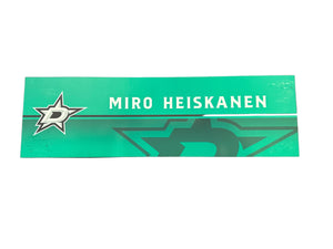 Photo of Dallas Stars Miro Heiskanen Media Nameplate