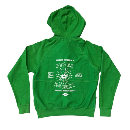 DALLAS STARS CORD FULL ZIP HOODIE - BACK VIEW