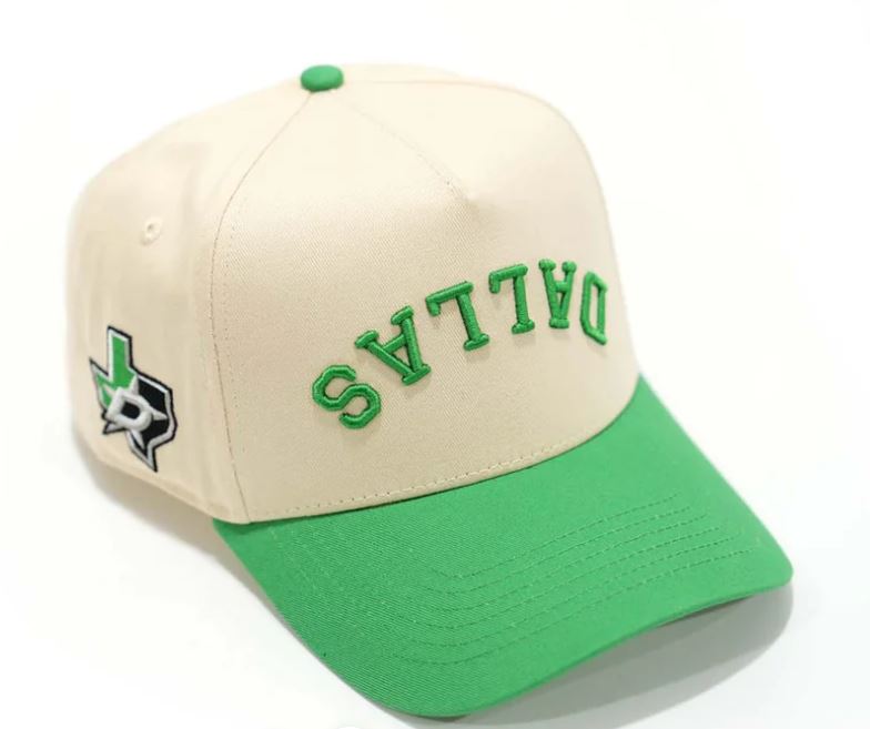 Dallas Stars x True Brand Cream Cap - Front/Right View