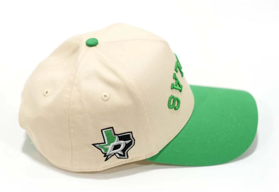 Dallas Stars x True Brand Cream Cap - Right Side View