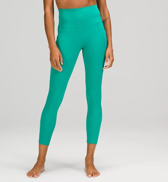 PHOTO OF MODEL WEARING LULULEMON WOMENS ALIGN PANT