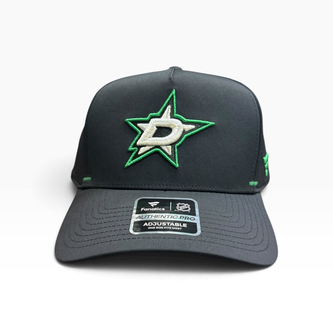 BLACK CAP WITH DALLAS STARS LOGO 