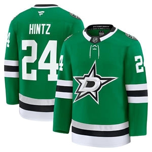 DALLAS STARS FANATICS PREMIUM ROOPE HINTZ HOME JERSEY - FRONT & BACK VIEW