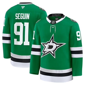 DALLAS STARS FANATICS PREMIUM TYLER SEGUIN HOME JERSEY - FRONT & BACK VIEW