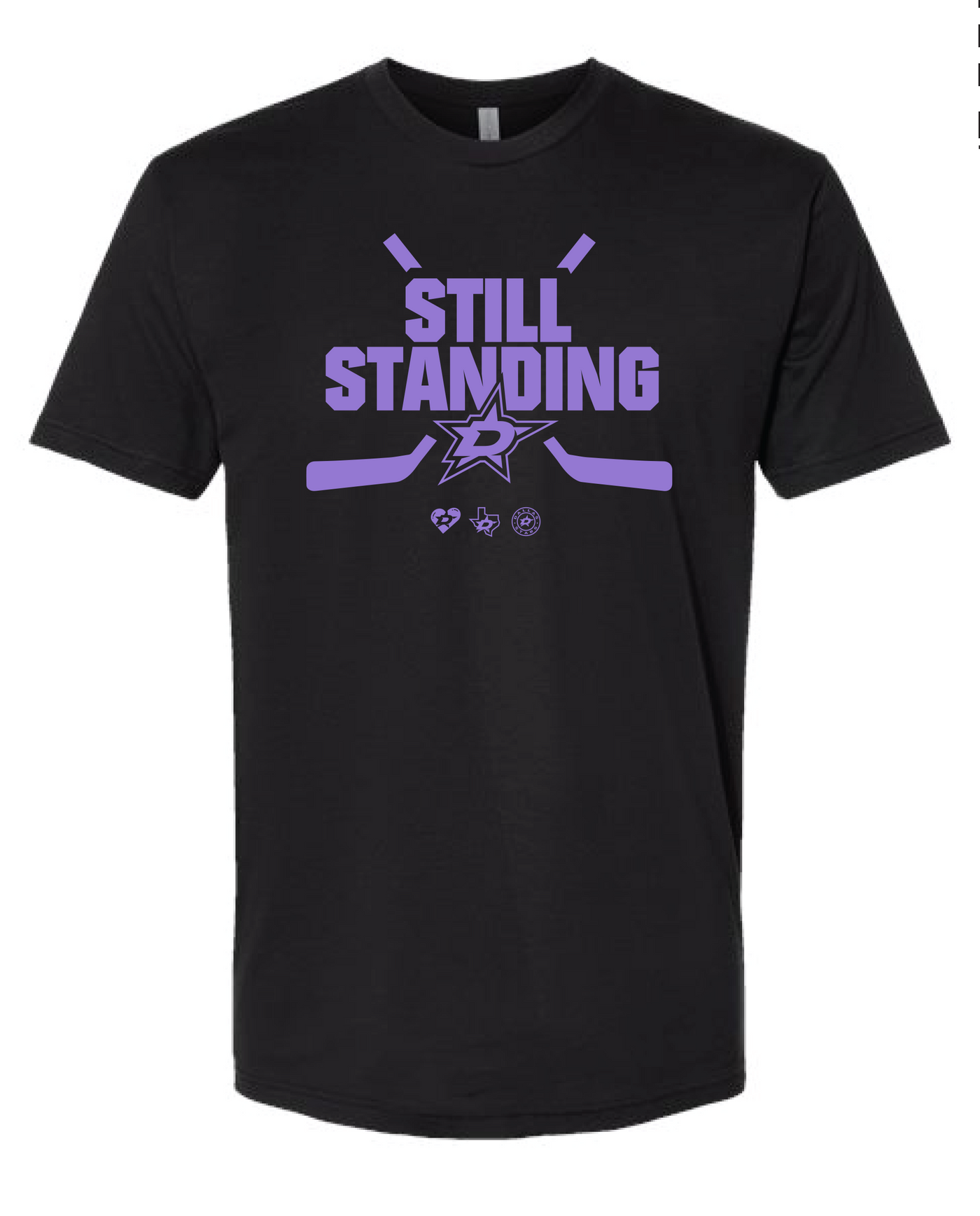 DALLAS STARS WILEY'S HOCKEY FIGHTS CANCER TEE