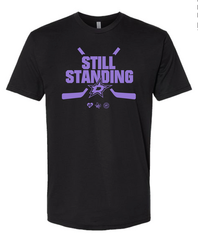 DALLAS STARS WILEY'S HOCKEY FIGHTS CANCER TEE