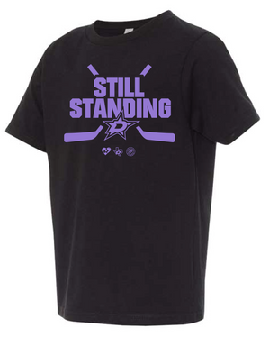 YOUTH DALLAS STARS WILEY'S HOCKEY FIGHTS CANCER TEE