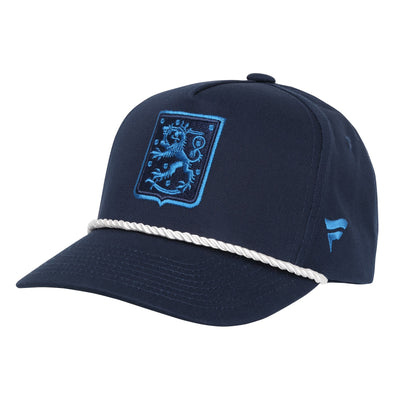 OUTERSTUFF YOUTH 4 NATIONS FINLAND SNAPBACK CAP - LEFT SIDE VIEW