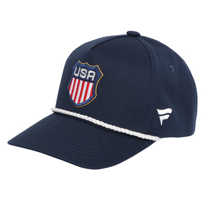 OUTERSTUFF YOUTH 4 NATIONS USA SNAPBACK CAP - LEFT SIDE VIEW