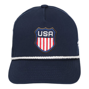 OUTERSTUFF YOUTH 4 NATIONS USA SNAPBACK CAP - FRONT VIEW