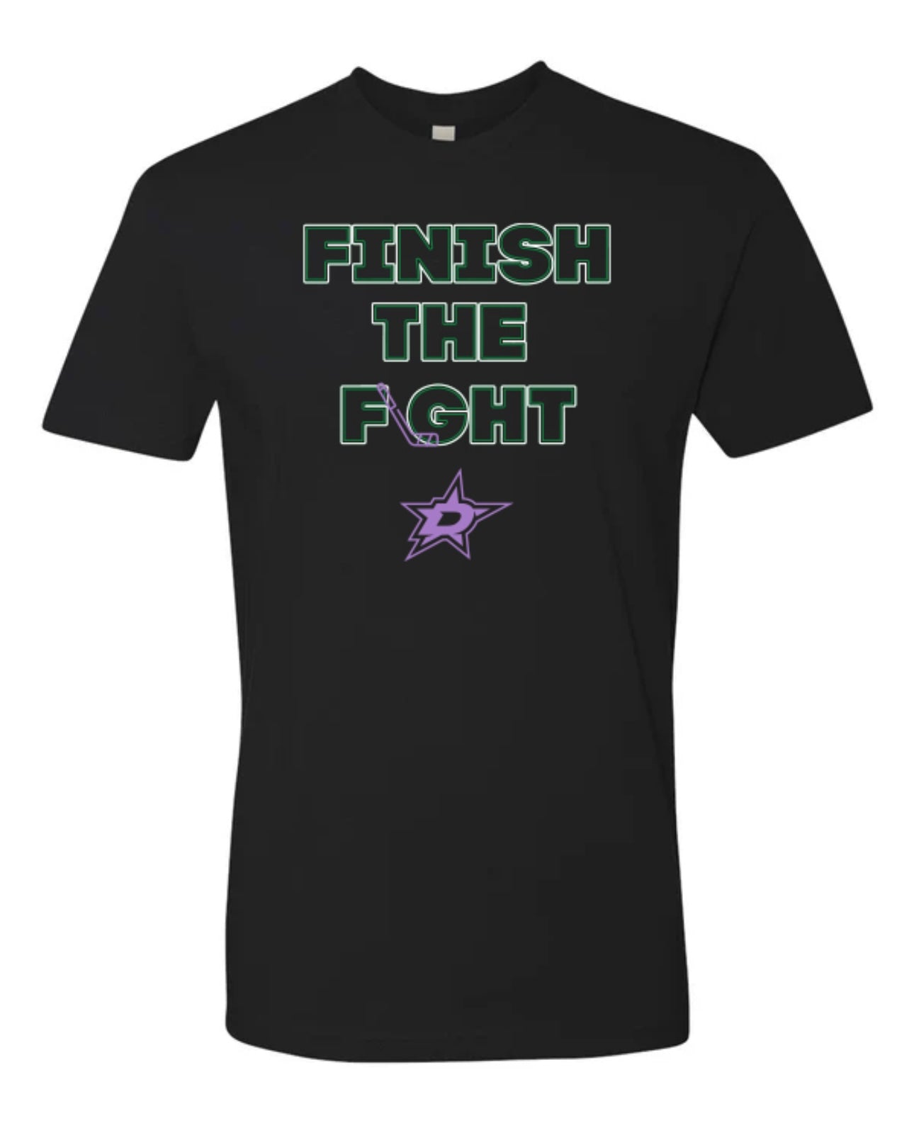 YOUTH DALLAS STARS GRACEN MORENO HFC FINISH THE FIGHT S/S TEE
